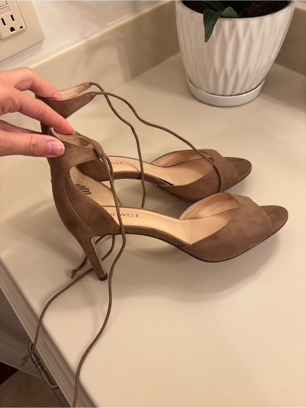 Nine West suede heels